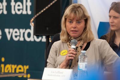 Folkemødet 2015: ATV-direktør Lia Leffland argumenterede for en styrkelse af naturfagene i gymnasiet